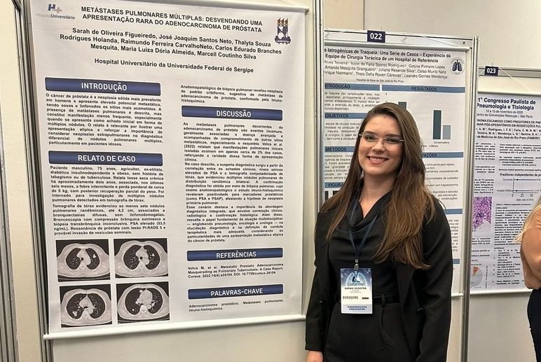 Residente do HU-UFS é a única brasileira selecionada para curso intensivo