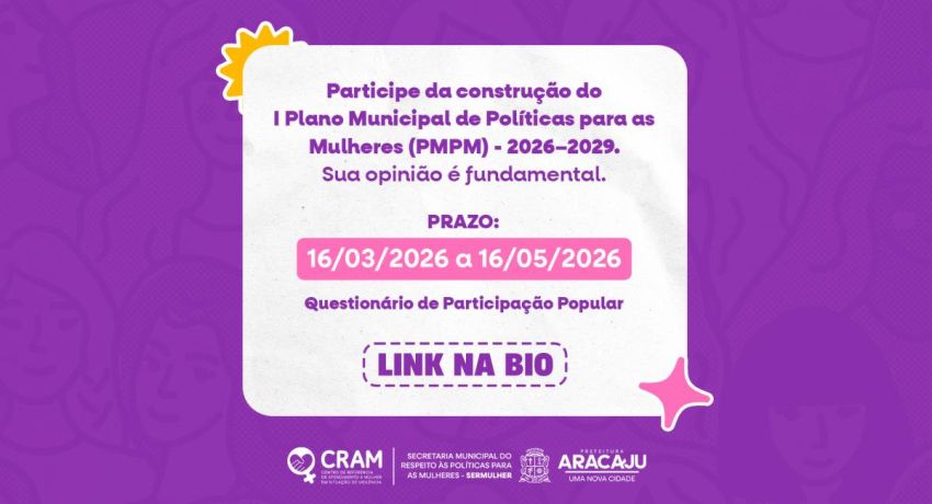 Prefeitura lança questionário para elaboração do Plano Municipal de Políticas para Mulheres