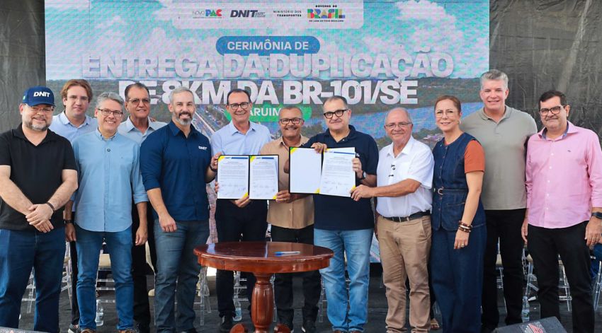 Governo do Estado participa de entrega de trecho da BR-101 e autorização de novas obras para Sergipe