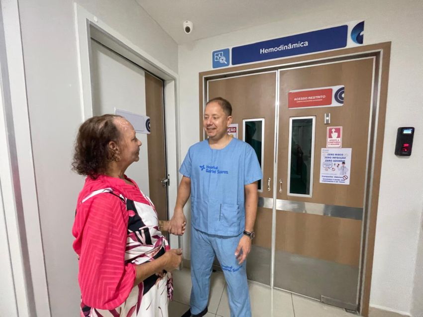Aos 82 anos, paciente celebra nova chance de vida após implante de válvula cardíaca no Hospital Gabriel Soares