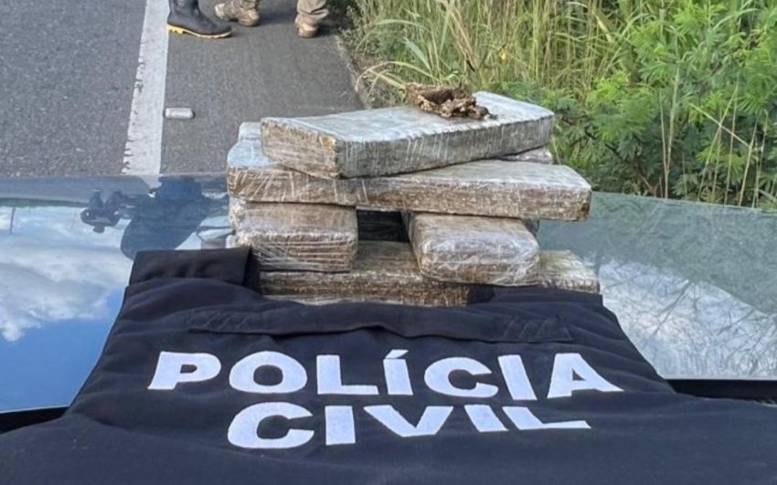  Polícia intercepta carregamento de drogas e prende suspeito em Sergipe