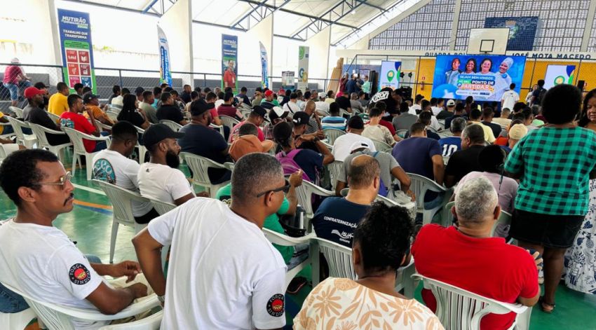 Mutirão do Emprego leva vagas e qualificação profissional à zona sul de Aracaju nesta quarta-feira, 3