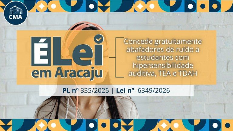 Lei dispõe sobre a concessão gratuita de abafadores de ruído a estudantes com hipersensibilidade auditiva, TEA e TDAH