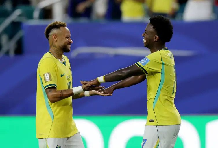Vini Jr. brilha e Brasil se classifica em 1º com 3x0 sobre a Escócia