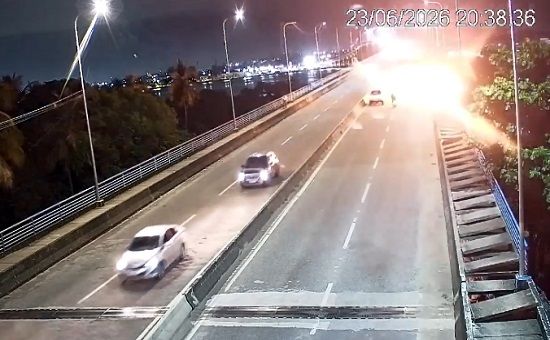 Homem sofre queimaduras após tentar furtar fiação da ponte Aracaju/Barra