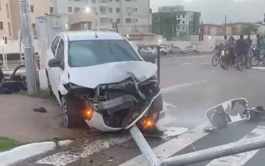 Motorista é preso após atropelar ciclistas na Zona Sul de Aracaju