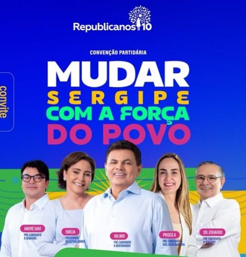 Republicanos abre convenções partidárias em Sergipe