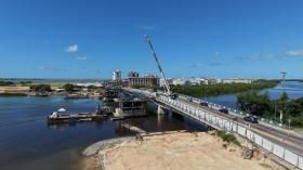 Obra da Ponte Godofredo Diniz avança para nova etapa e terá Pare e Siga a partir desta quinta, 23