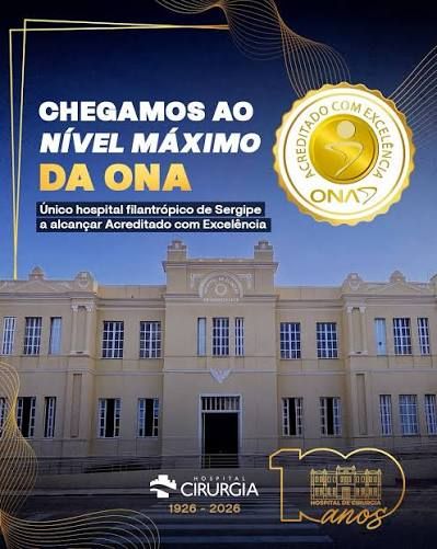 No ano do centenário, Hospital de Cirurgia conquista nível máximo de excelência da ONA
