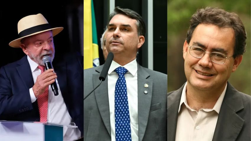 Nexus/BTG: Lula empata com Flávio e Cury no 2° turno