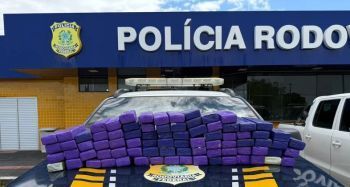 Mais de 50kg de maconha foram apreendidos durante abordagem na BR-101 em Nossa Senhora do Socorro