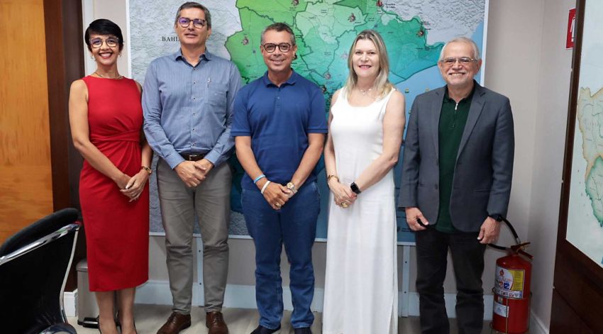 Governador Fábio Mitidieri recebe presidente da Associação Brasileira de Educação em Engenharia
