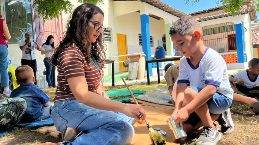 Prefeitura implanta primeiro pátio naturalizado da rede municipal de educação infantil