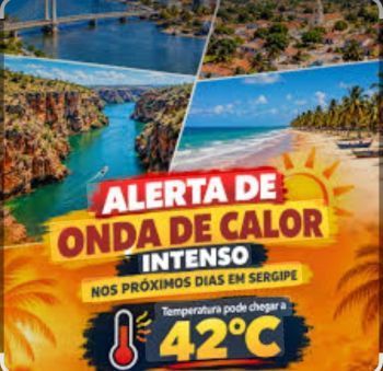Onda de calor avança em Sergipe e termômetros podem bater 42°C no Sertão