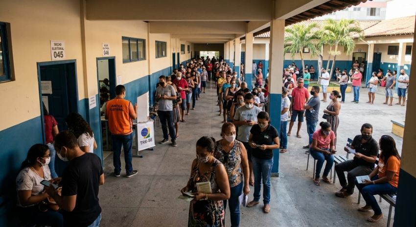 Abstenções reduziram no segundo turno. Veja como foi o comportamento do eleitor sergipano.